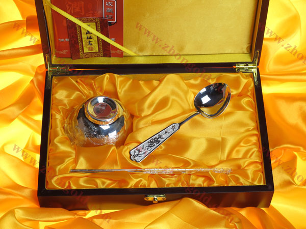 家用金银制品 纯金银餐具套装
